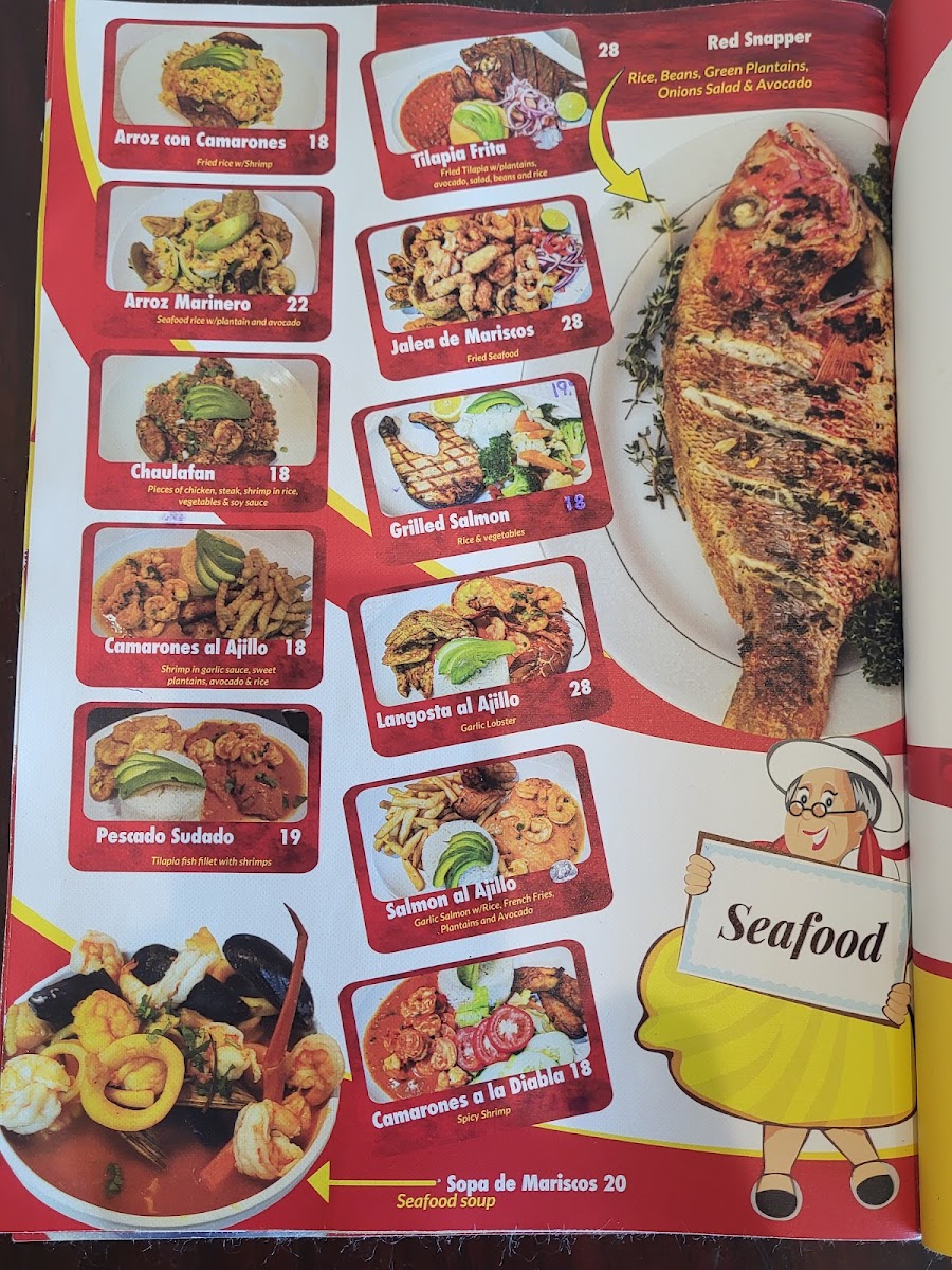 Mama Lola Menu - Image 1
